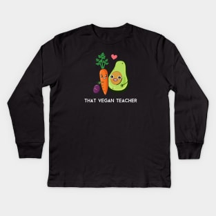 That Vegan Teacher Kids Long Sleeve T-Shirt